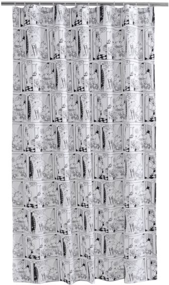 Buy Riviera Moomin Shower Curtain (600x600), Png Download