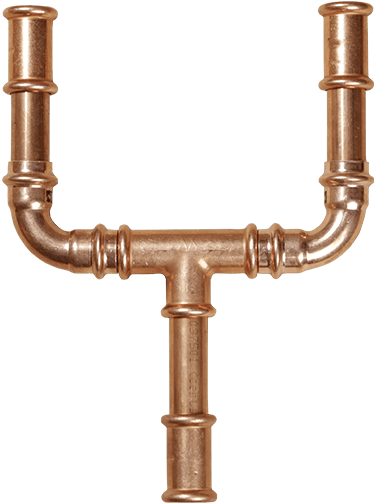 Copper Pipes In Air Conditioners And Refrigerants - Pipe (525x520), Png Download