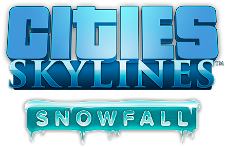 Snowfall, , Gamelogo - Cities Skylines (600x467), Png Download