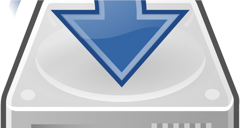 How To Back Up Your Windows 10 Computer - Blue Down Arrow Png (1078x516), Png Download