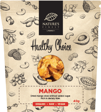 Organic Mango Snack (483x483), Png Download
