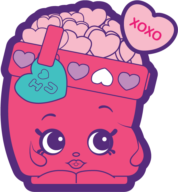 Honey Hearts A Common Shopkin - Shopkins Heart (834x834), Png Download