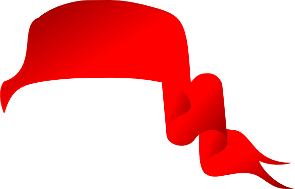 Red Ribbons Transparent (600x386), Png Download