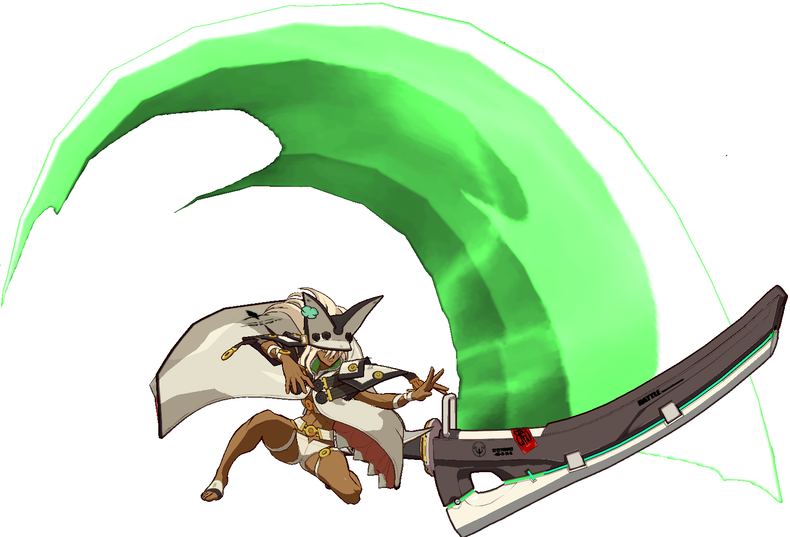 Ggxrd Ramlethal 2h Sword - Portable Network Graphics (1547x1052), Png Download