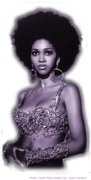 Omo Misha Jewelry Art - Hot Black Girls With Afros (318x625), Png Download