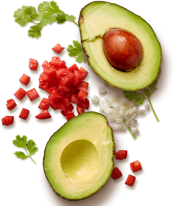 Roll - Guacamole (600x705), Png Download