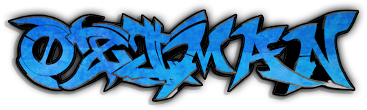 1boma ] - Blue Graffiti Png (650x200), Png Download