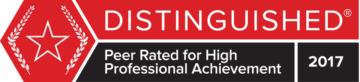 Martindale Hubbell Distinguished Rating (1200x276), Png Download