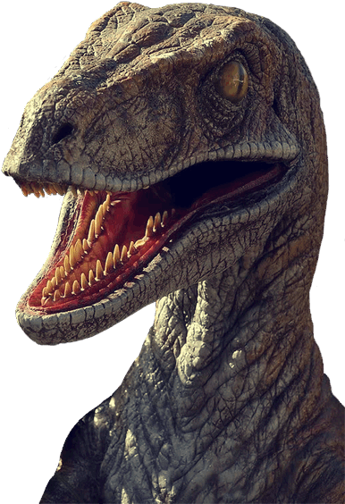 Dinosaur In Png - Velociraptor Jurassic Park (400x600), Png Download