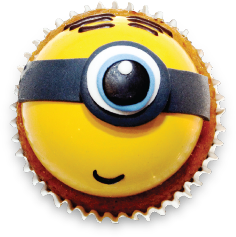 Dulche Minion Cupcake - Cup Cake Minimon Png (988x988), Png Download