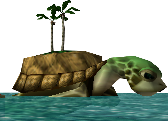 Turtle Island Majora's Mask (651x472), Png Download