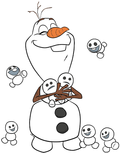 New Olaf, Snowgies - Olaf E Os Espirros Png (387x493), Png Download