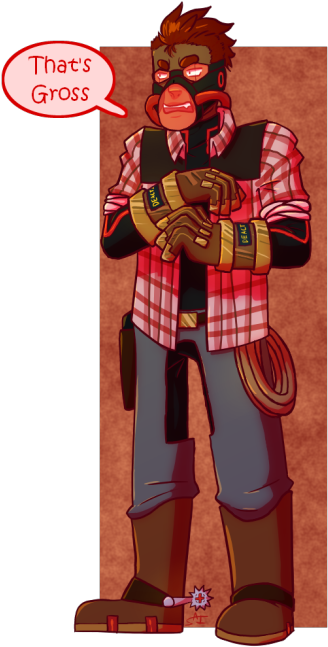 Sparks Nevada Grossed Out On Mars - Mars (500x658), Png Download