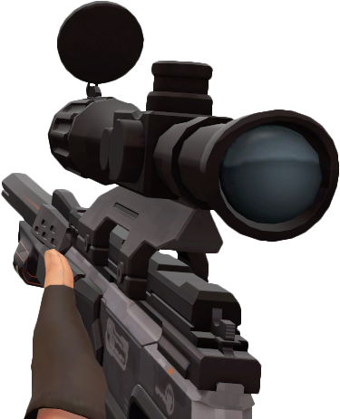 6 - Las Armas Del Sniper De Team Fortress 2 (375x463), Png Download