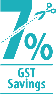 Enjoy 7% Gst Savings When You Shop At Changi Airport - Graphic Design (526x460), Png Download
