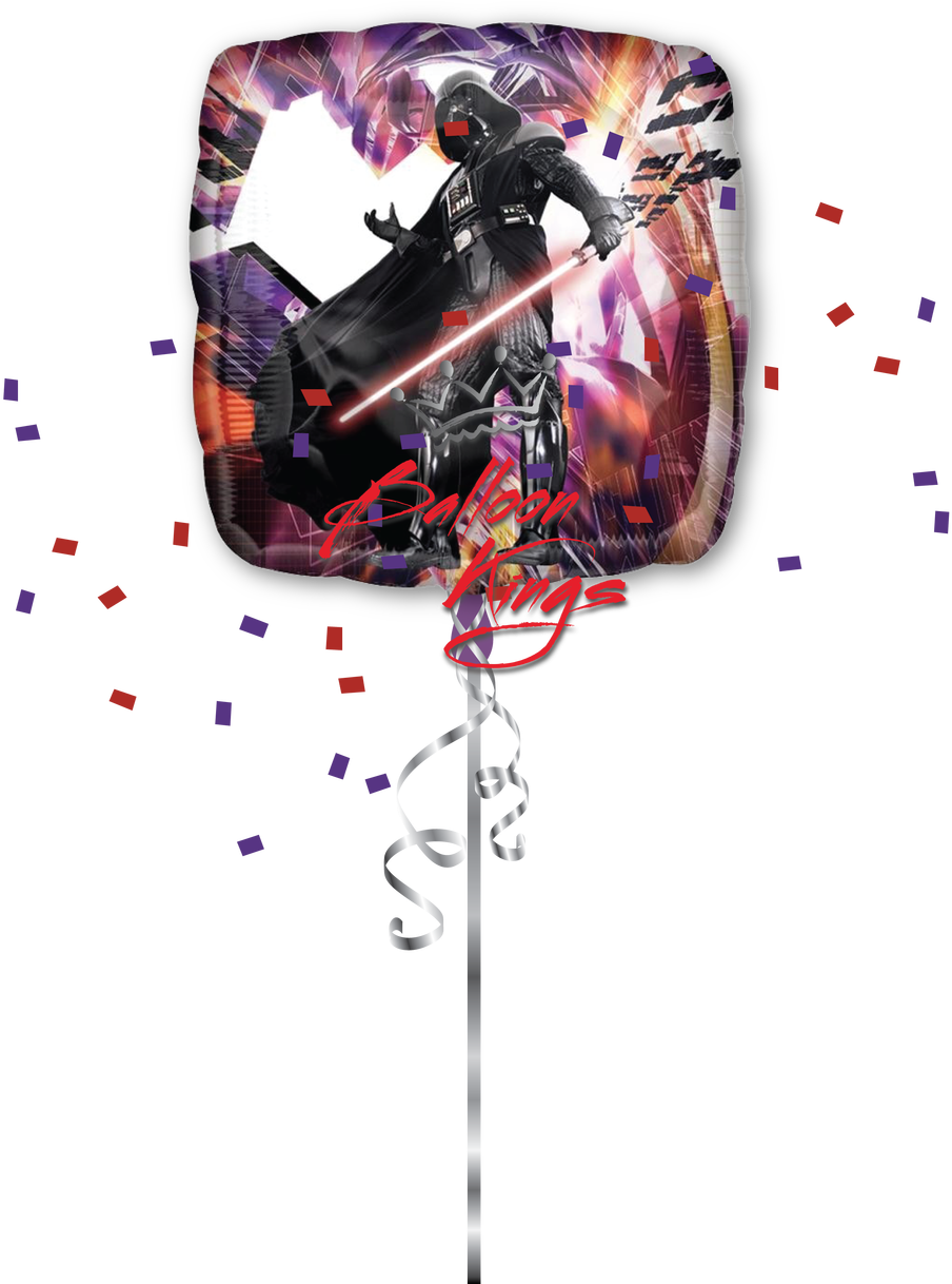 Darth Vader Small - Star Wars Party - Darth Vader 46cm Foil Ballloon (1068x1280), Png Download