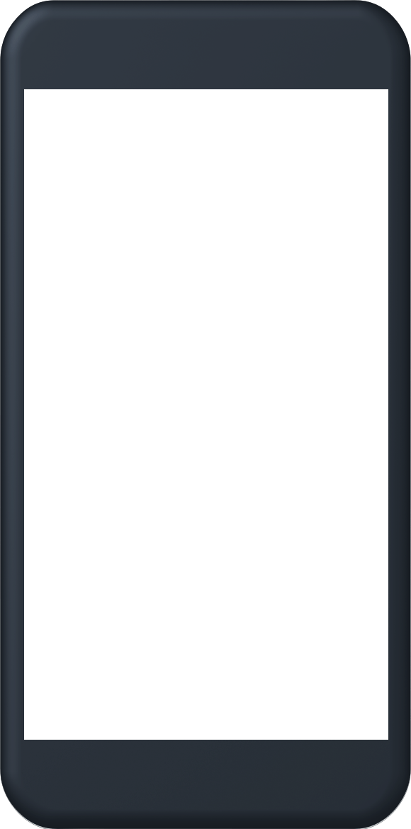 Inspire The World Around You - Phone Frame With Hand Png (580x1170), Png Download