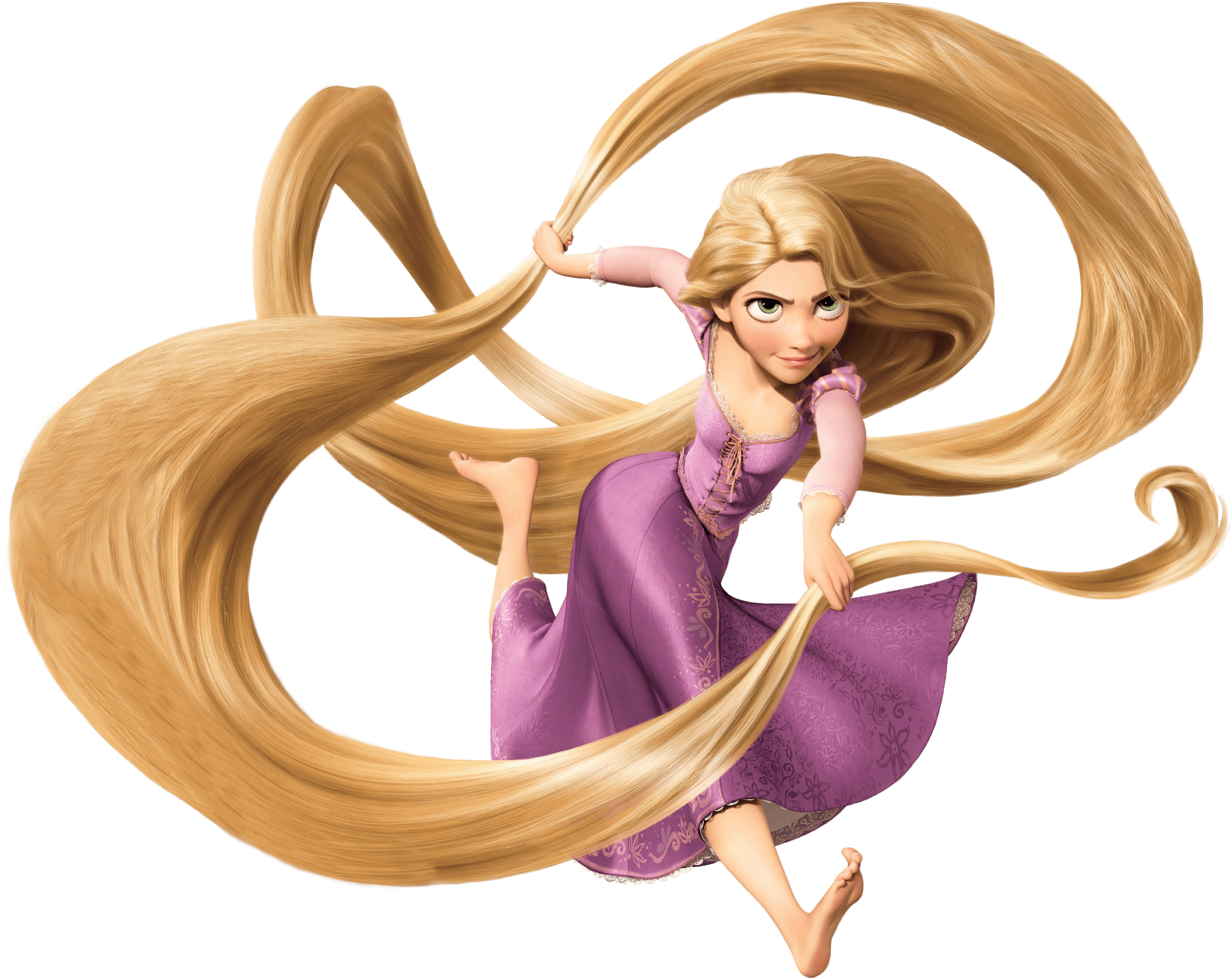 Rapunzel Quality Png Image - Transparent Background Rapunzel Transparent (4127x3468), Png Download