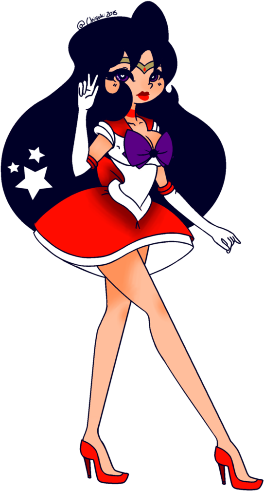 Sailor Mars Png By Chiyukimassacre On Deviantart - Illustration (762x1048), Png Download