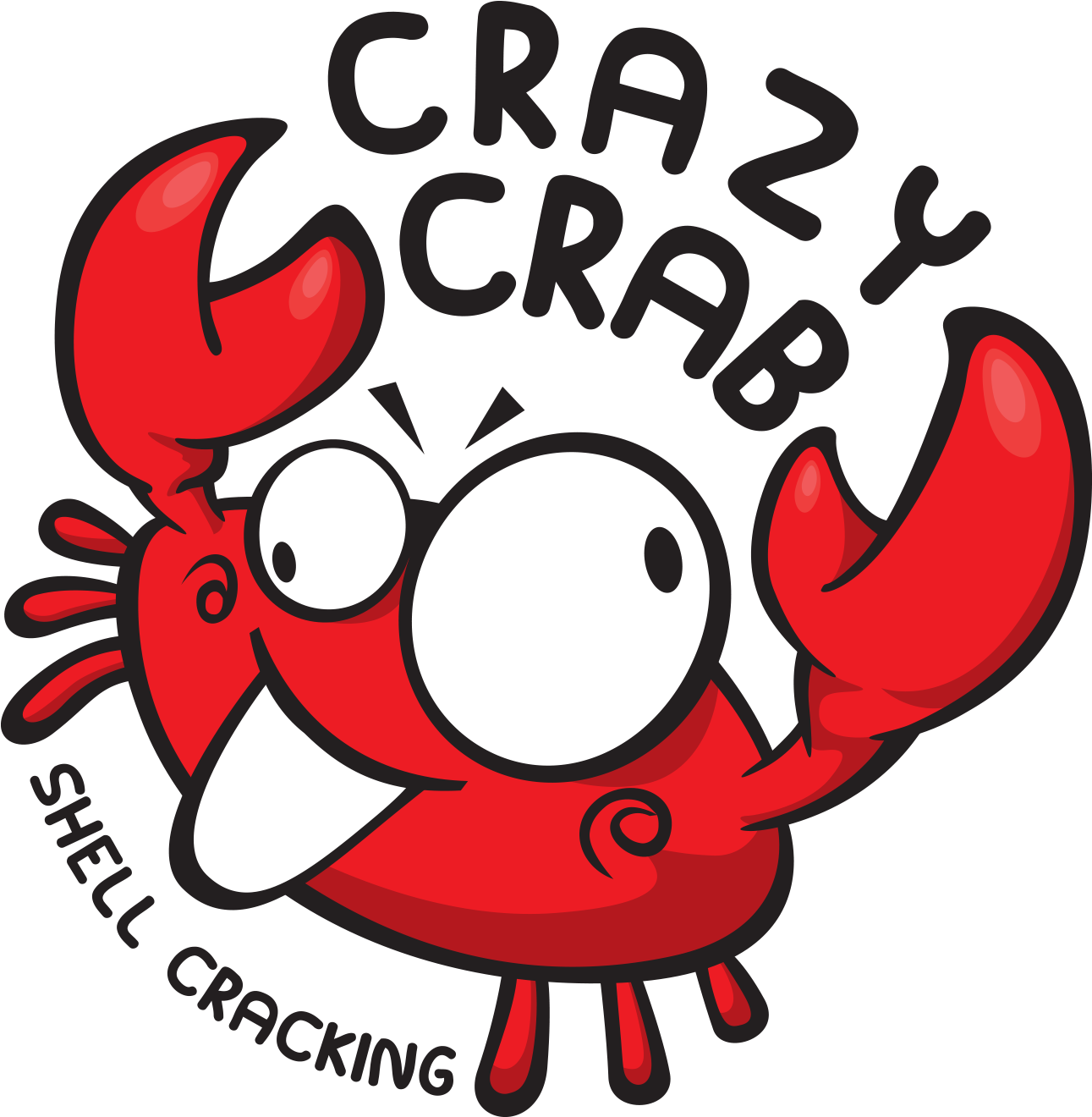 Crabs Clipart Grumpy - Crazy Crab Cartoon (1465x1438), Png Download