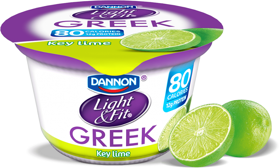 Key Lime Greek Yogurt - Dannon Light And Fit Greek Yogurt Salted Caramel (1024x728), Png Download