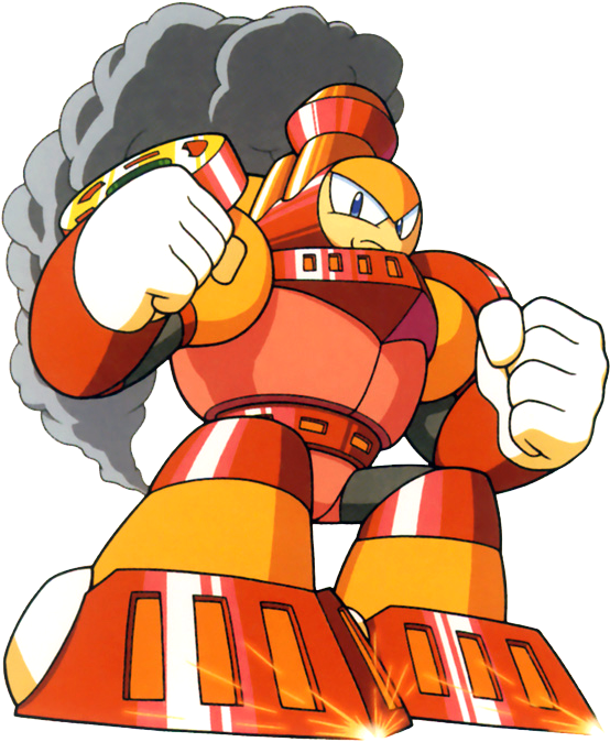 Mega Man Charge Man (589x717), Png Download