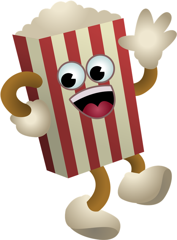 To Use & Public Domain Popcorn Clip Art - Popcorn Cartoon Clip Art (800x887), Png Download