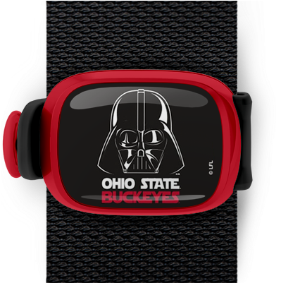 Ohio State Buckeyes Darth Vader On Black Stwrap - Ohio State Buckeyes Official Ncaa 11 Inch X 17 Inch (550x400), Png Download