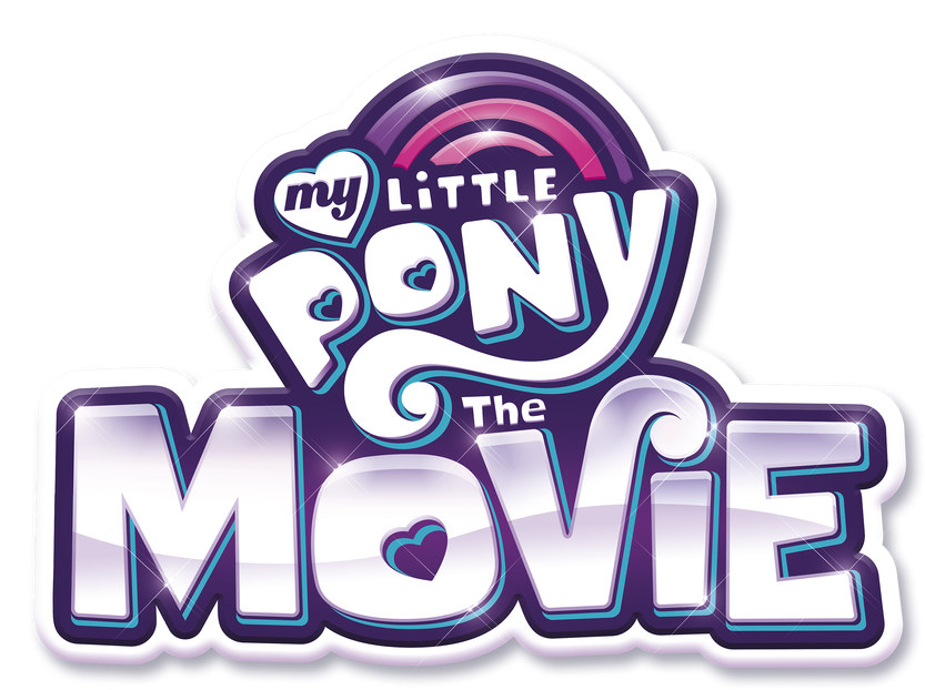 Sparkly Logo For 'my Little Pony - My Little Pony Movie Logo (845x631), Png Download