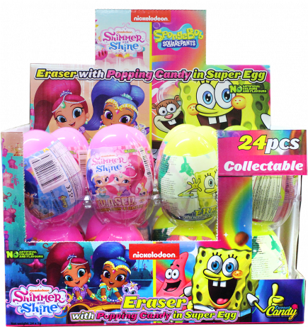 Spongebob/shimmer & Shine Surprise Egg - Spongebob/shimmer & Shine Surprise Egg (736x460), Png Download