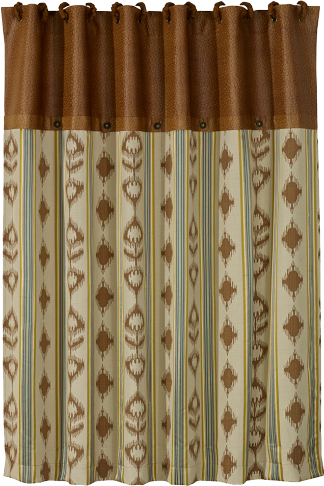 Alamosa Curtain - 1 Panel - Hiend Accents Alamosa Shower Curtain, 72 By 72 (1000x1000), Png Download