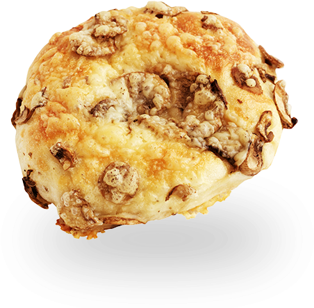 Cheese & Mushroom Bun - Chocolate Chip Cookie (650x458), Png Download