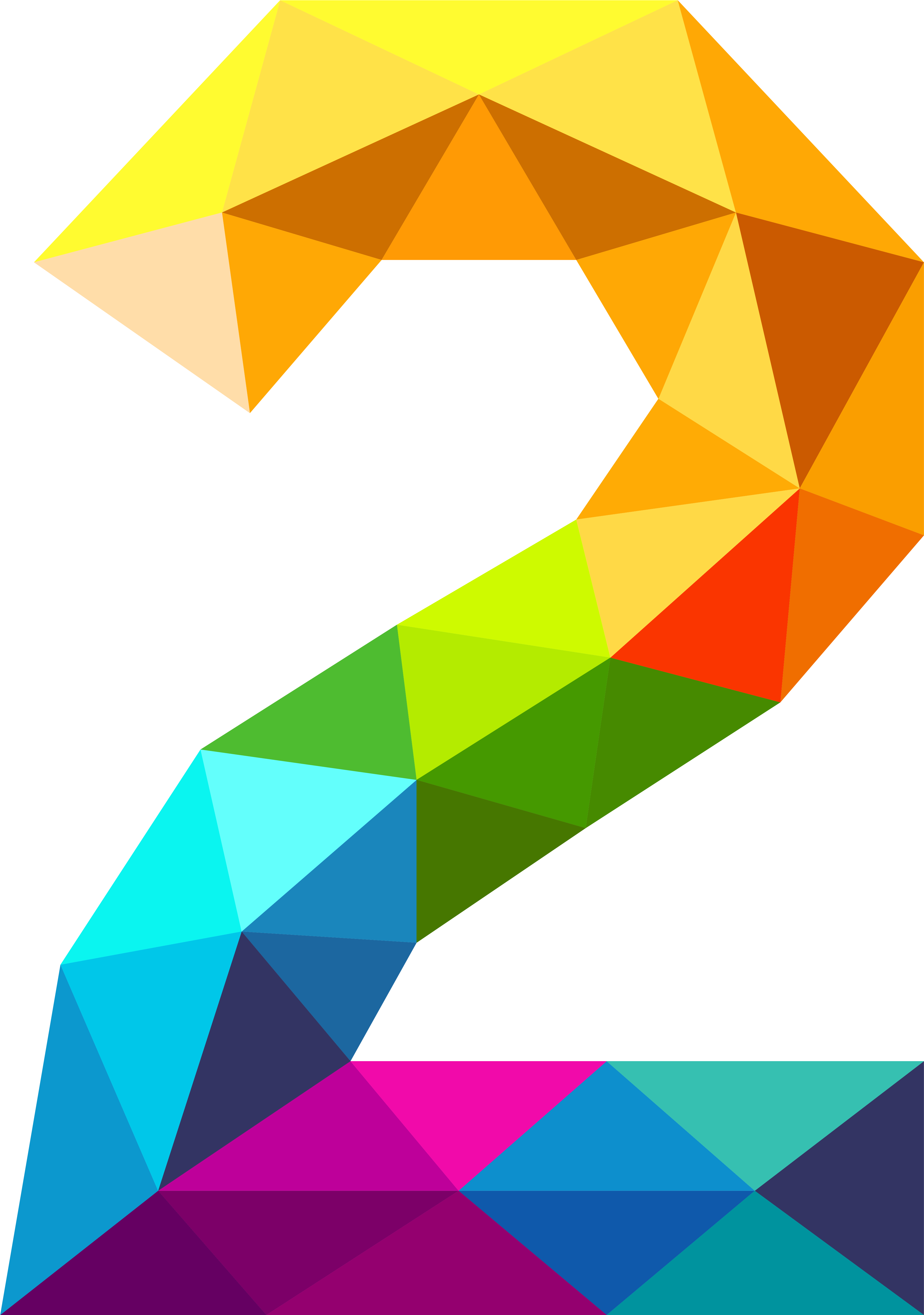Number Two Clipart (4019x5667), Png Download