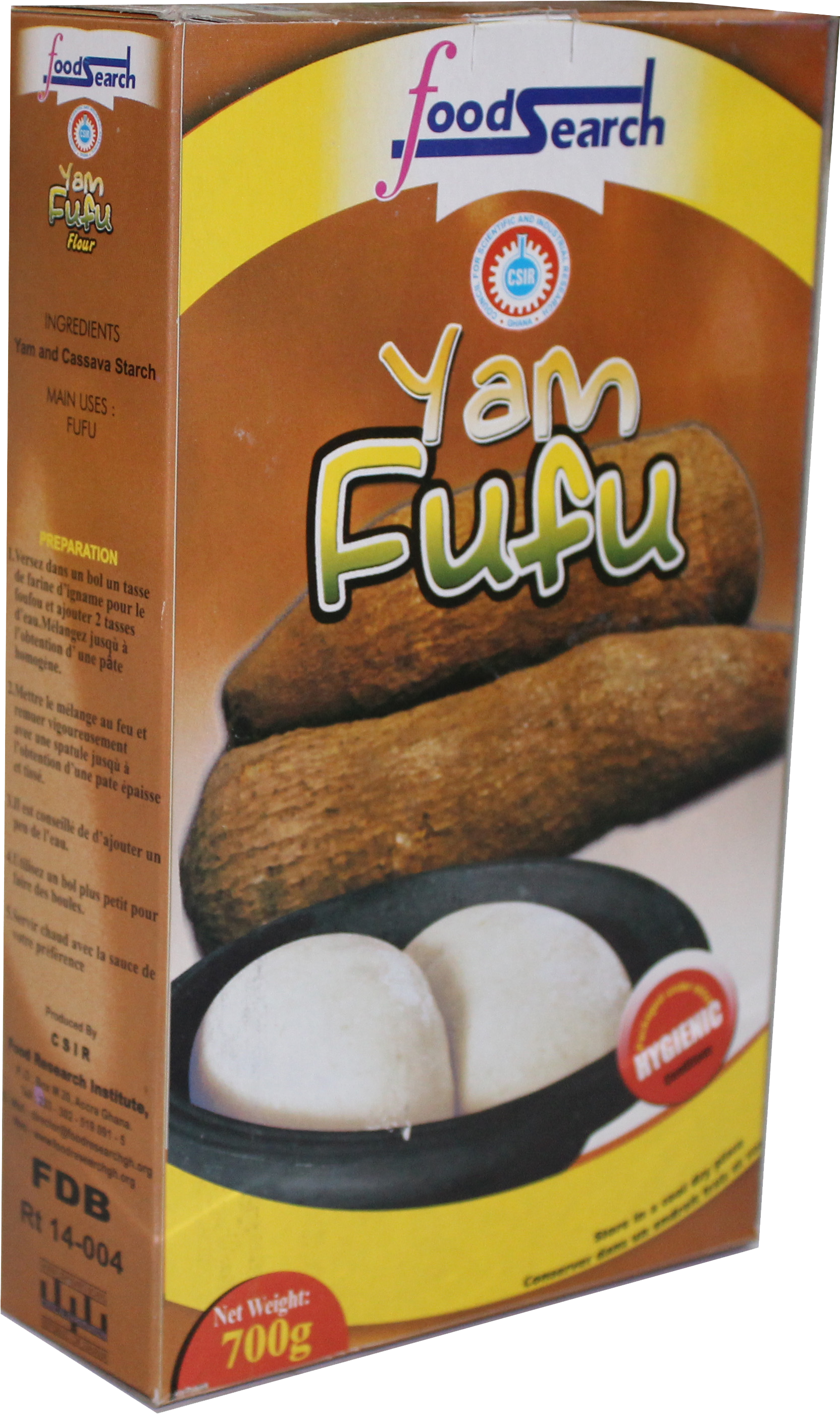 Yam Fufu Flour (1788x2860), Png Download