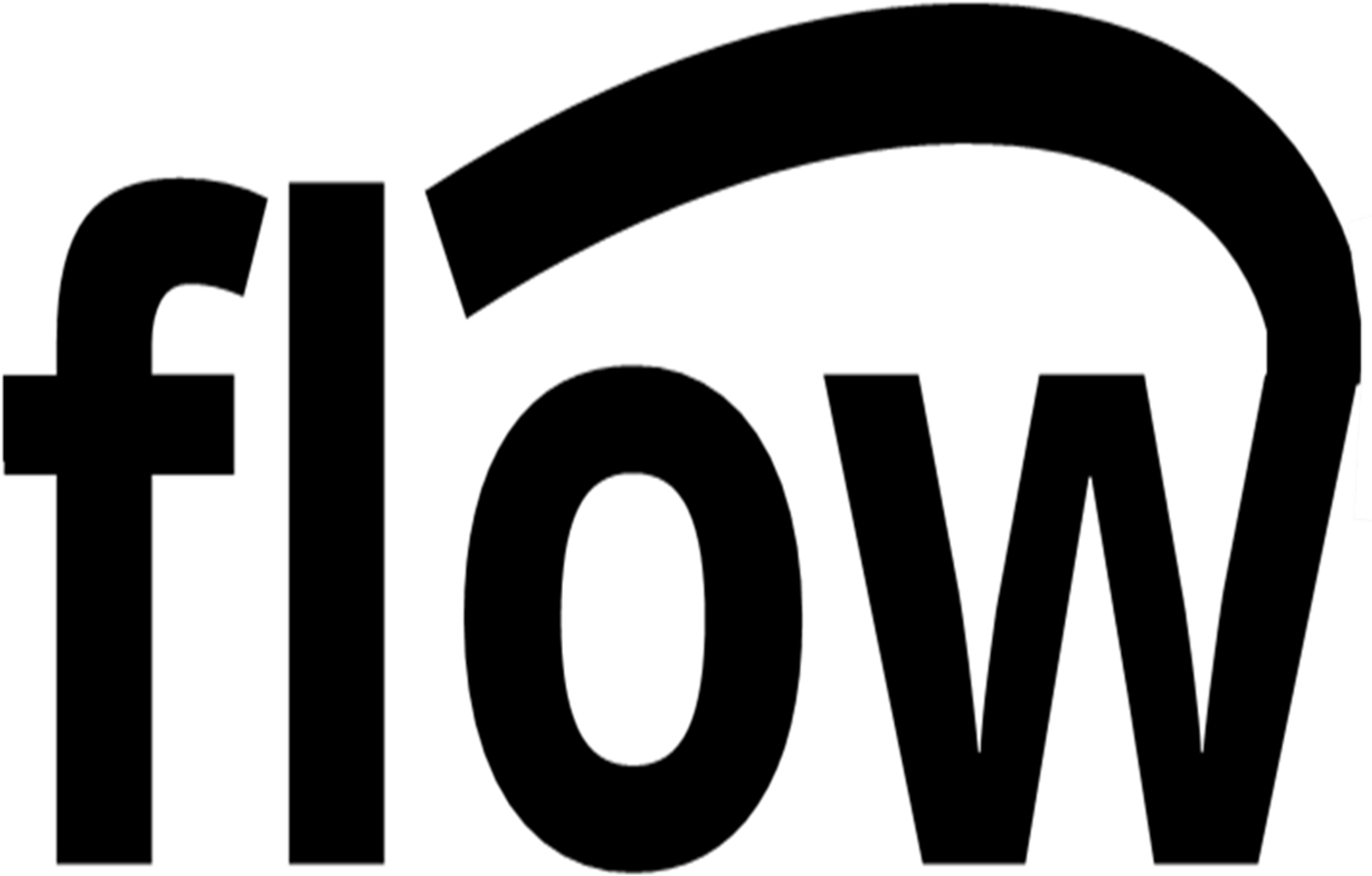Flow Wlm Text Logo Black (1426x937), Png Download