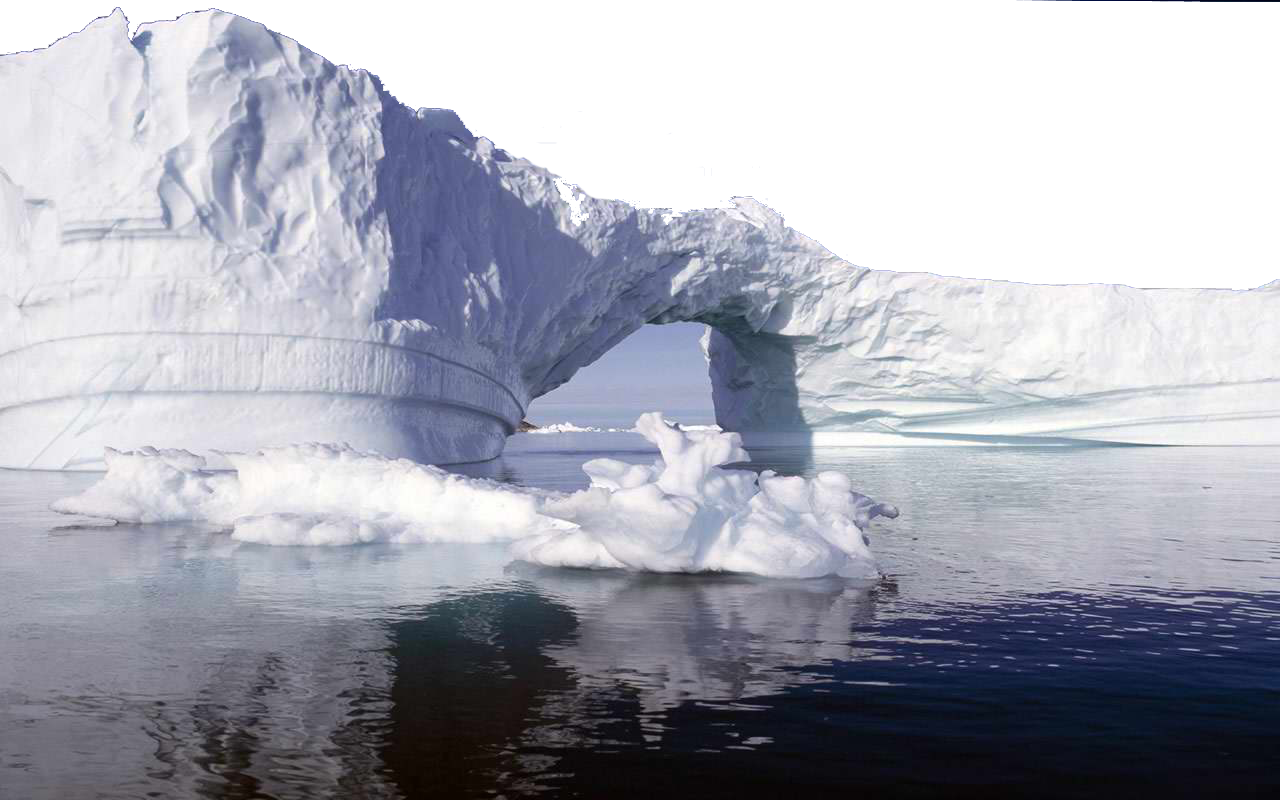 Svg Black And White Library Moraine Antarctica Iceberg - Iceberg Arctic Png (1280x800), Png Download