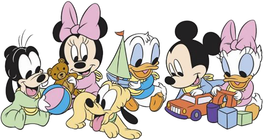 Disney Baby Clipart 10 - Disney Baby Minnie Pink Bow 5 Pc Crib Bedding Set (560x306), Png Download