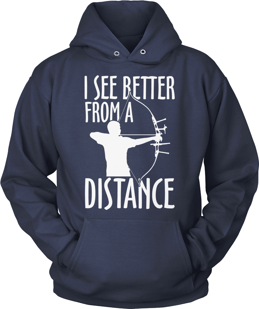 I See Better From A Distance - Dirt Bike Hoodies (1000x1000), Png Download