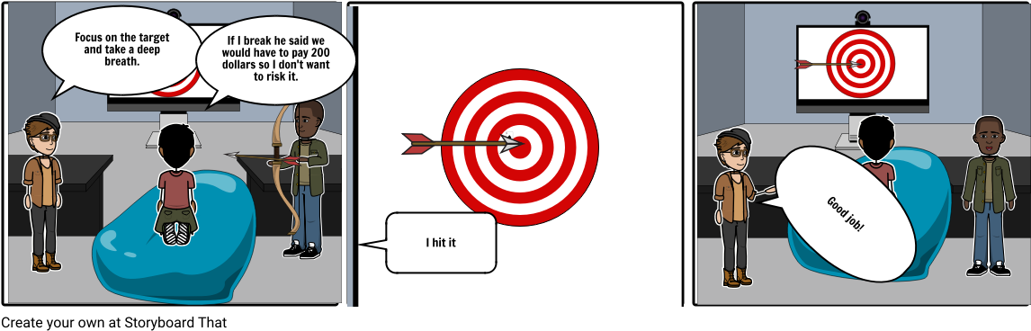 Archery - Cartoon (1164x385), Png Download