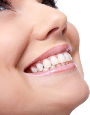 Dentist Smile Png Image - Beautiful Smile On A White Background (555x370), Png Download