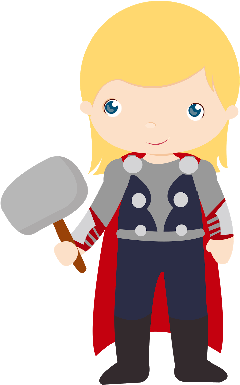 Avengers Babies Png - Thor Cute Png (1102x1600), Png Download