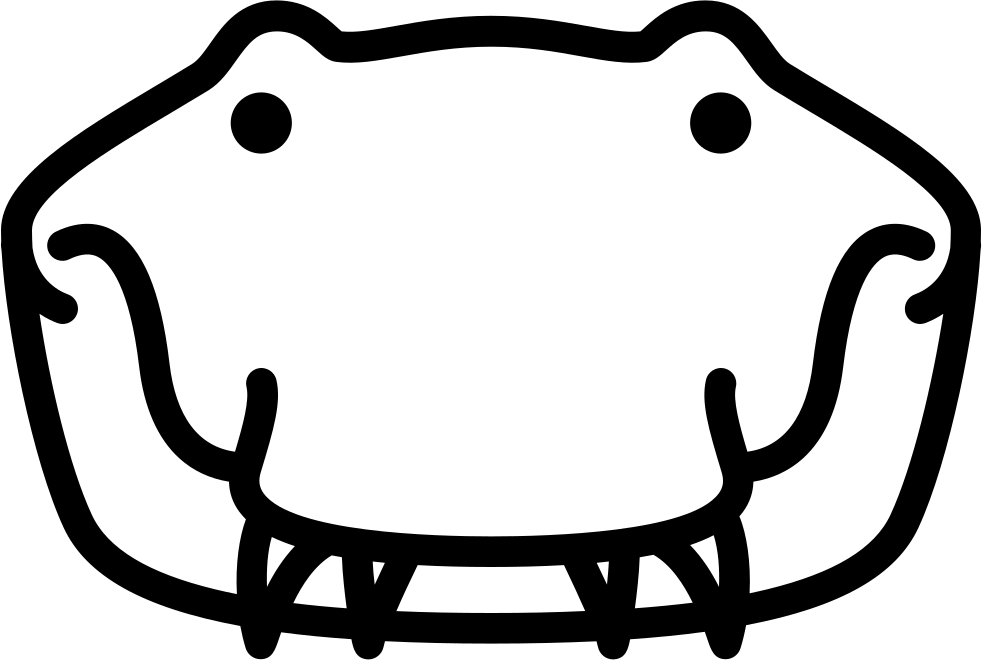 Crocodile Head Comments - Scalable Vector Graphics (982x660), Png Download