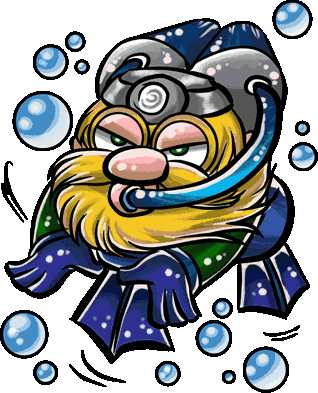 Md Rank Determined Diver - Maryland (318x393), Png Download