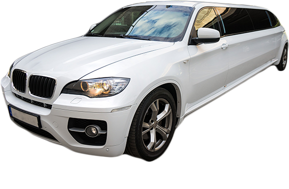Professional Limousine And Car Transport Service - Bmw X6 White 2009 (700x465), Png Download