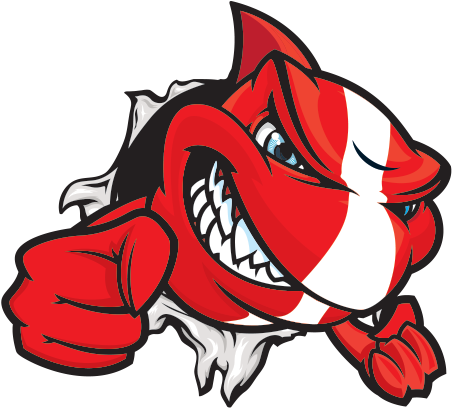Printed Vinyl Shark Scuba Flag Stickers Factory - Sticker Shark (600x600), Png Download