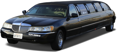 Lincoln Stretch Limo - Limousine (500x350), Png Download