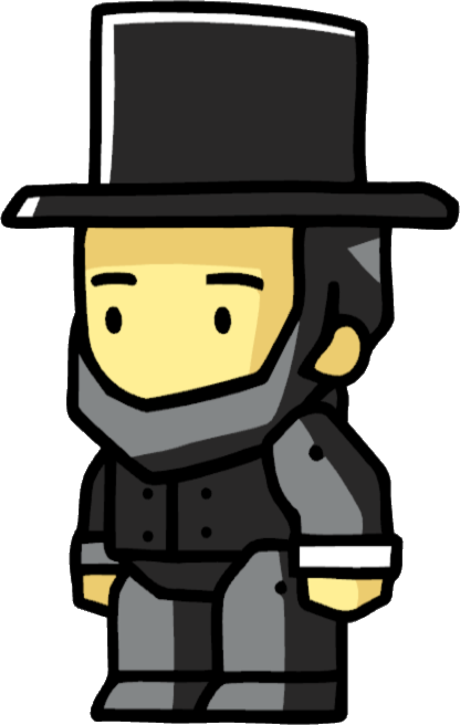 Png Royalty Free Stock Scribblenauts Wiki Fandom Powered - Scribblenauts Abraham Lincoln (416x656), Png Download
