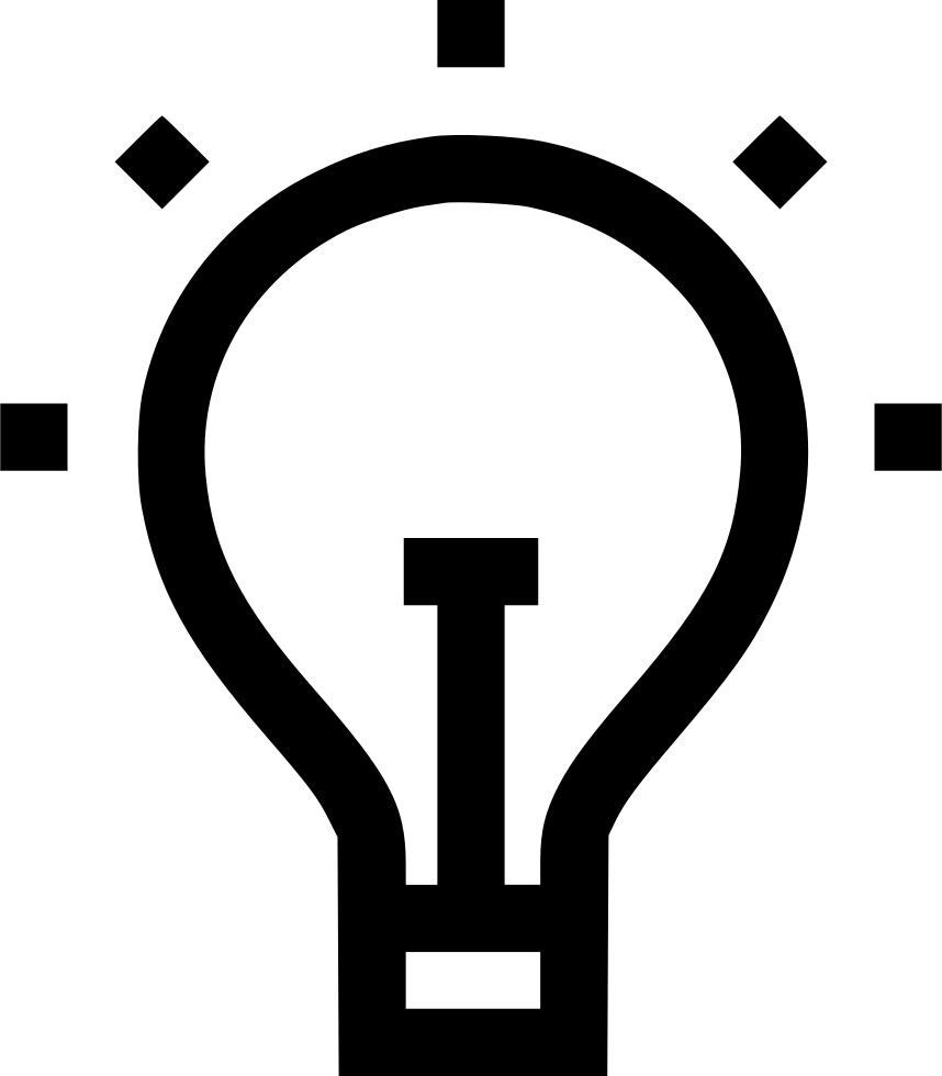 Idea Bulb Creativity Creative Light Energy Comments - Creativity Symbol Png (858x980), Png Download