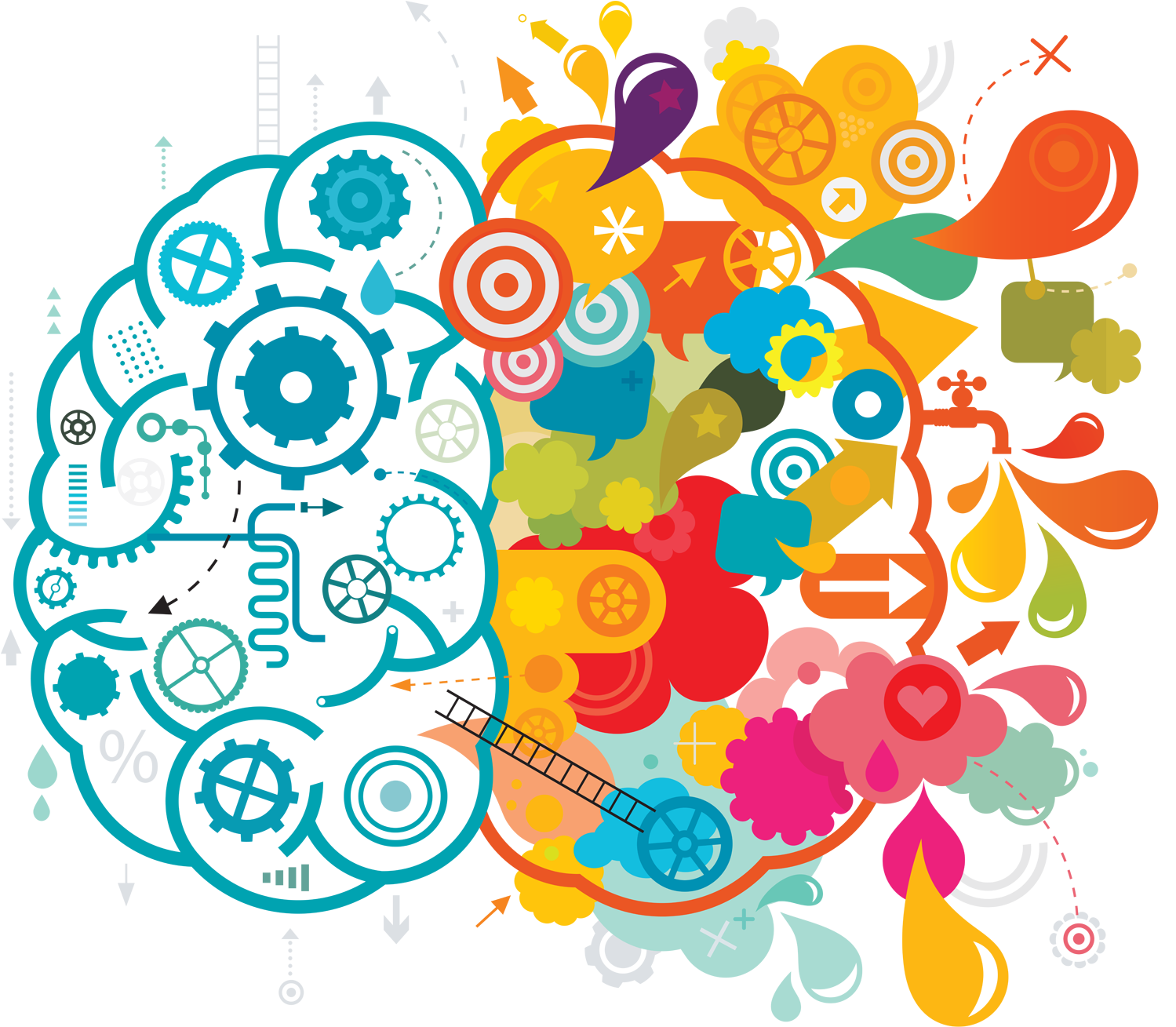 Habilidades Del Pensamiento Critico Y Creativo (1600x1588), Png Download