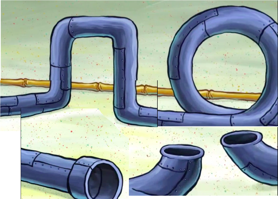 Pipes Are In Shapes That Are Impossible For Golf The - Drainage (1184x875), Png Download